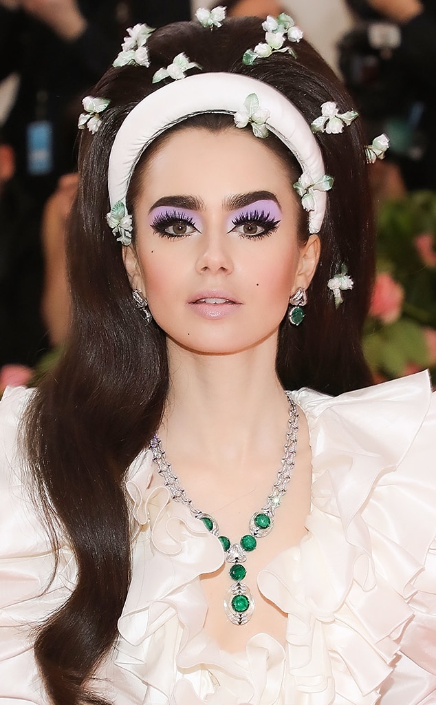 Lily Collins from Best Beauty Looks at the Met Gala E! News Australia