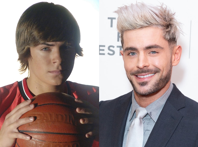 Zac Efron - High School Musical then and now