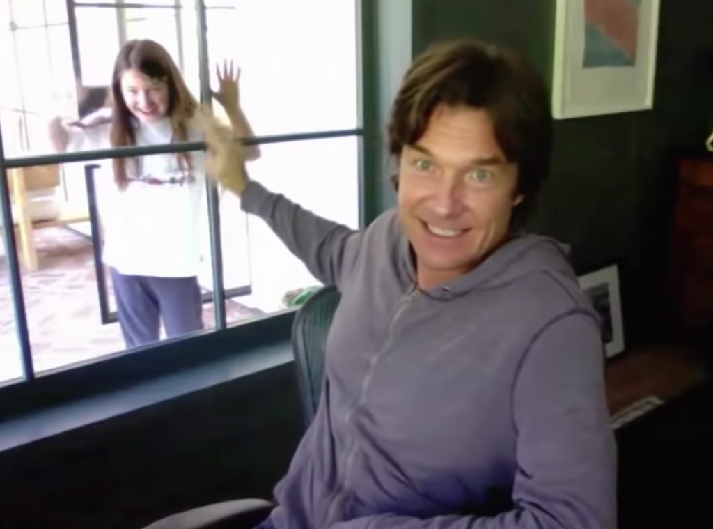 Watch Jason Bateman S Daughter Adorably Crash His Interview With