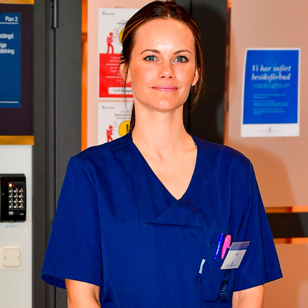 Princess Sofia of Sweden Becomes Hospital Volunteer to Help Nurses - E!  Online