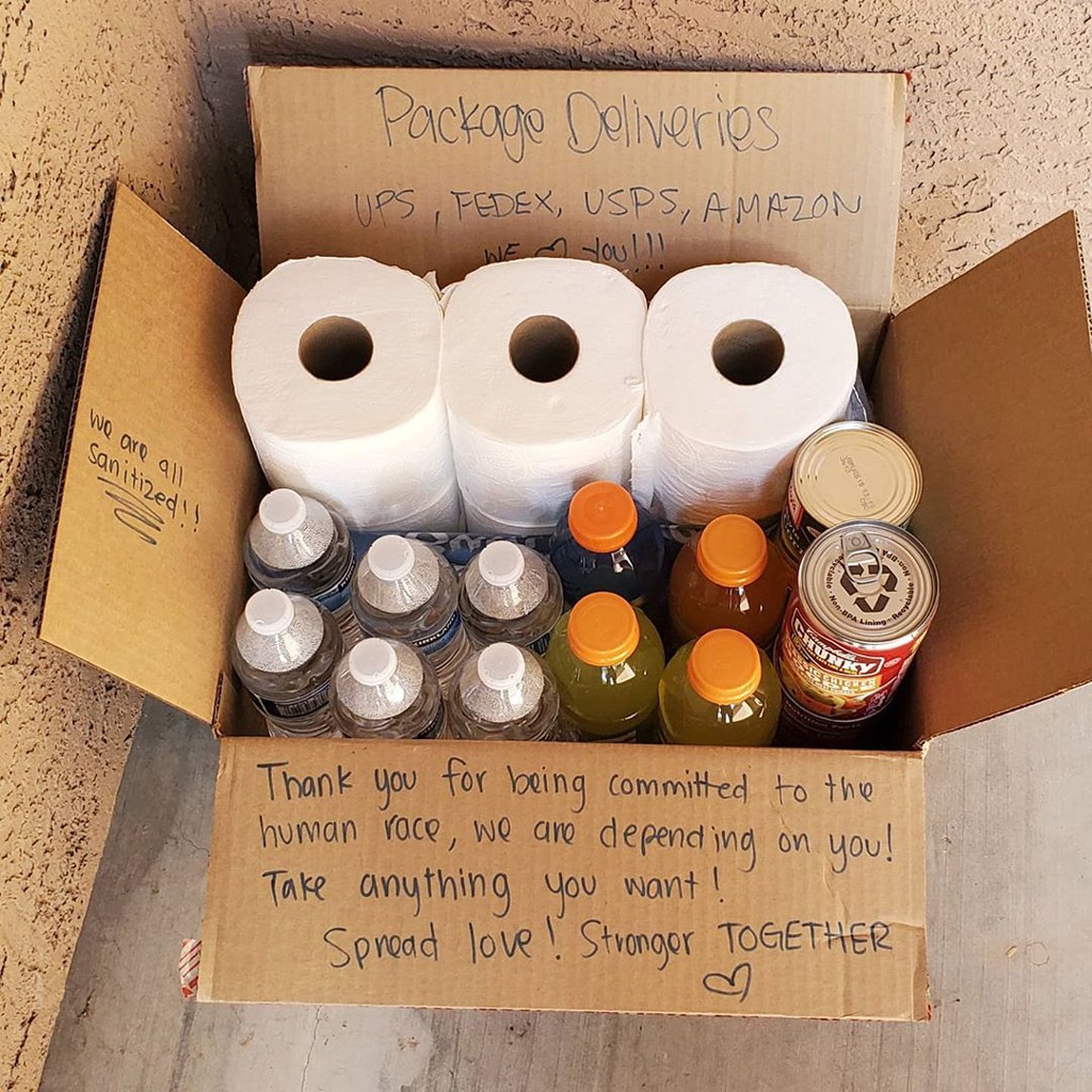 Neighborhood Acts of Kindness, Coronavirus