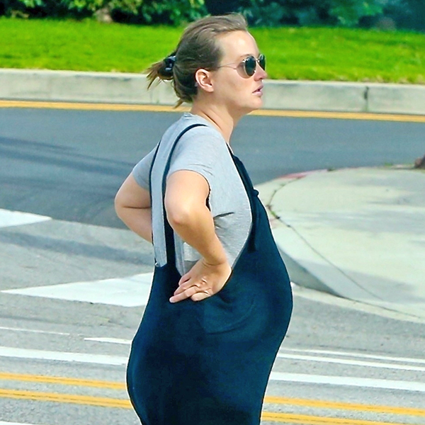 Leighton Meester Reveals Her Baby Bump & Steps Out With Adam Brody - E