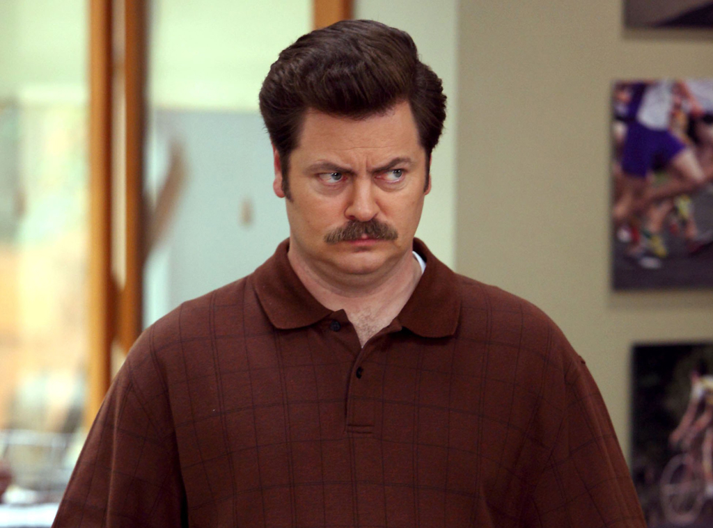 Ron Swanson from Where the Characters of Parks and Recreation Were In ...