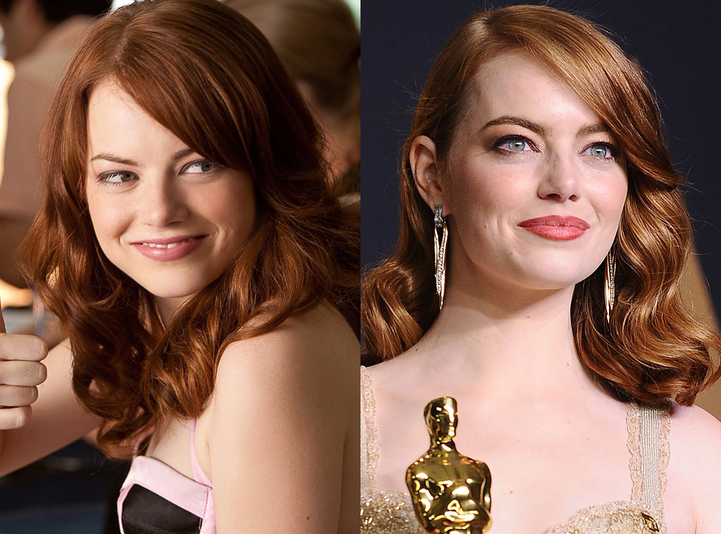Easy A, Emma Stone, Then and Now