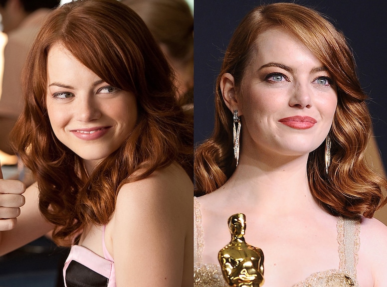Easy A, Emma Stone, Then and Now