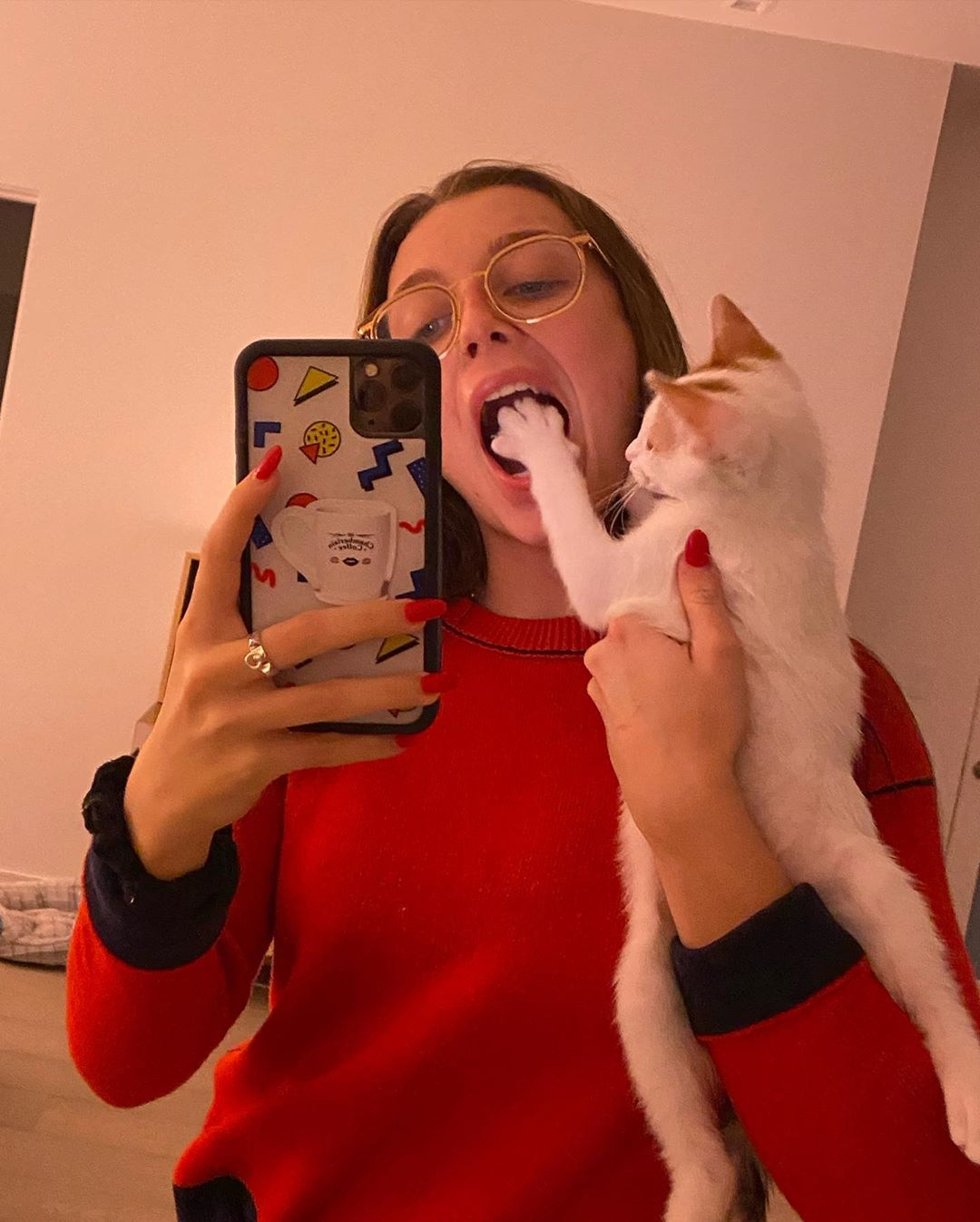 Emma Chamberlain, National Pet Day, Instagram