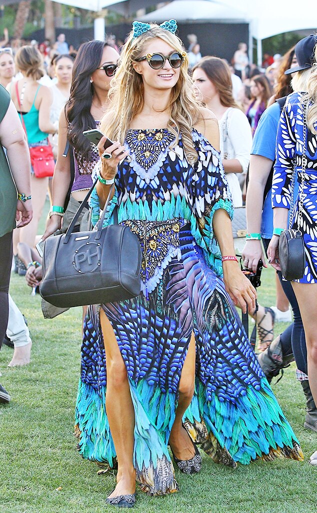 Paris Hilton from Best Celebrity Style Moments in Coachella History | E ...
