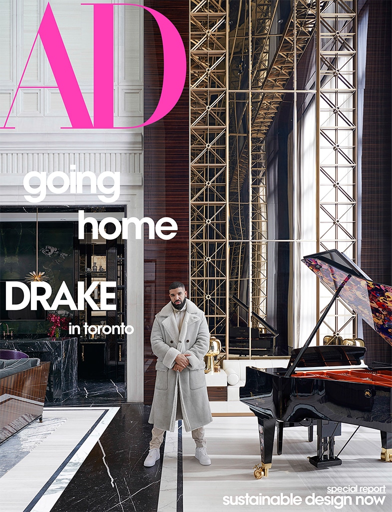 Drake, Architectural Digest, May 2020, Home, House 