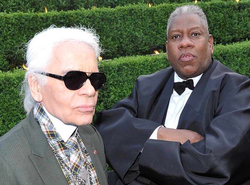 Andre, Karl Lagerfeld  - Andre Leon Talley book
