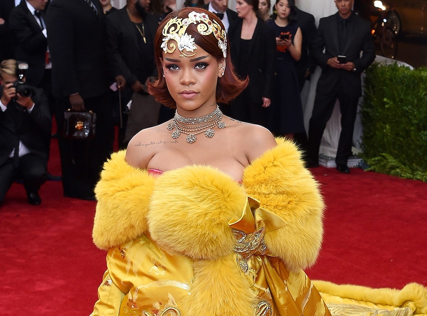 Rihanna 2015 Met Gala look - Andre Leon Talley book