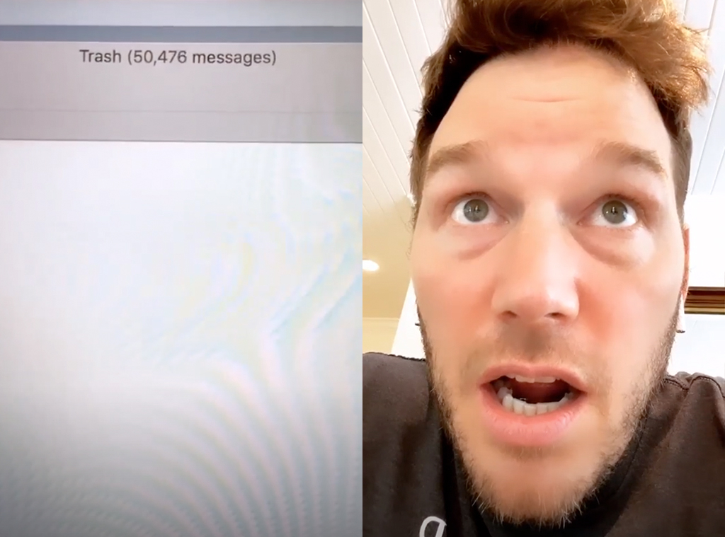 Chris Pratt, Emails