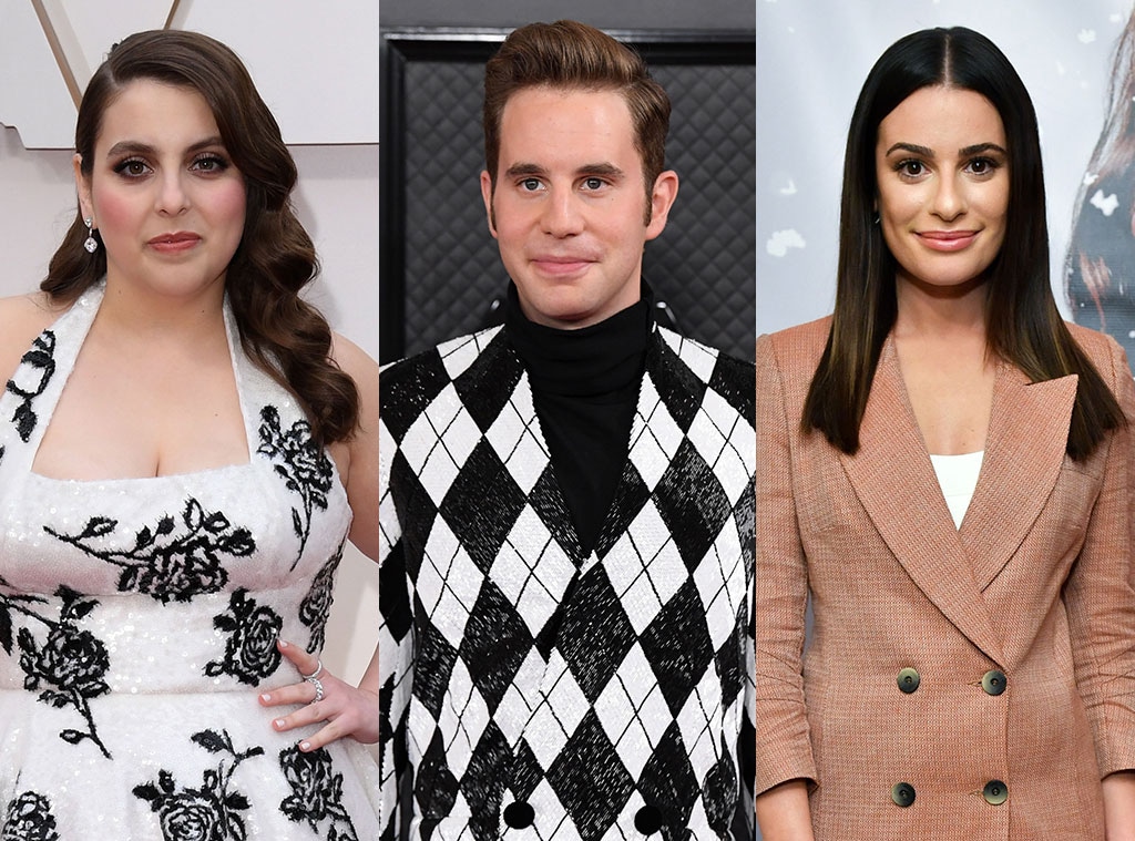 Beanie Feldstein, Ben Platt, Lea Michele