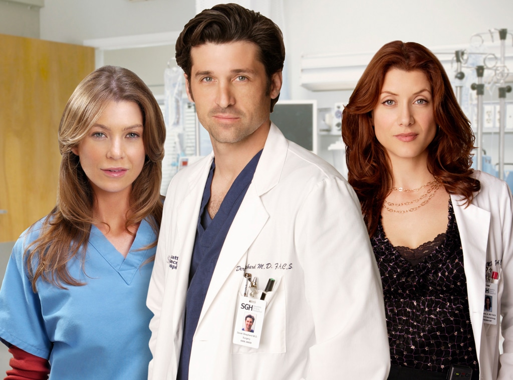 Ellen Pompeo, Patrick Dempsey, Kate Walsh, Grey's Anatomy