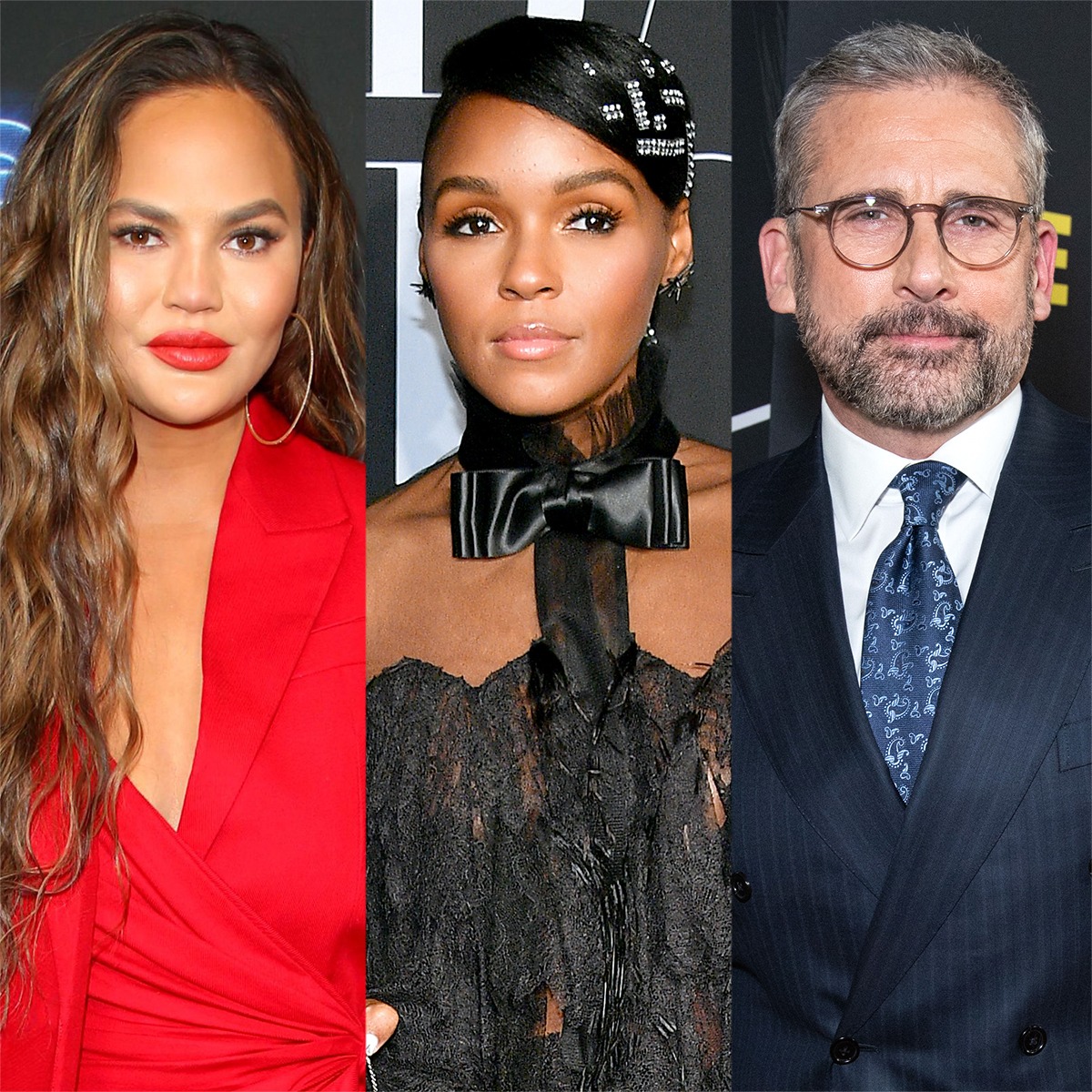 Chrissy Teigen, Janelle Monae, Steve Carell