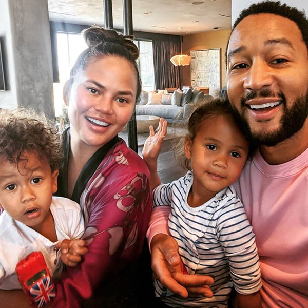 John Legend, Chrissy Teigen, Miles, Luna