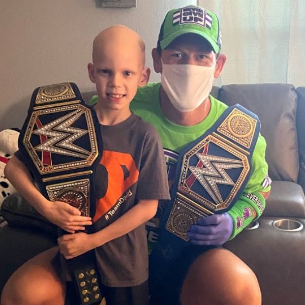 See John Cena a 7-Year-Old Fan Battling Cancer - Online