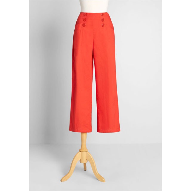 Take a Stance in These Wide Leg Pants