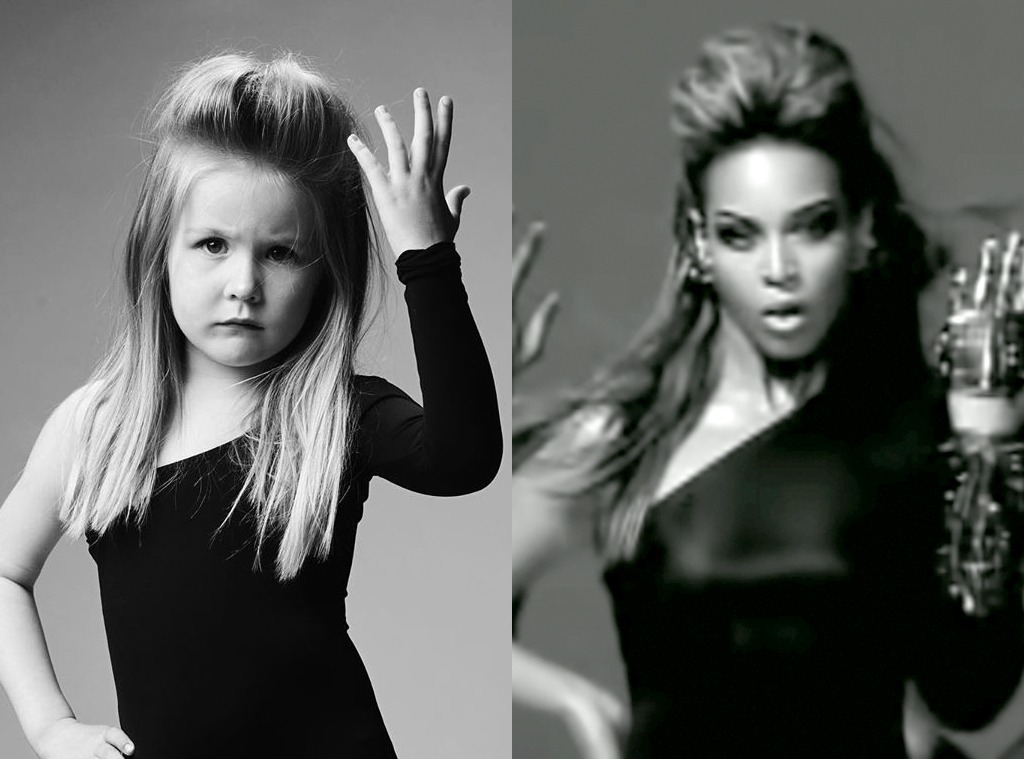 Mom and Daughter Recreate Album Cover, Beyonce