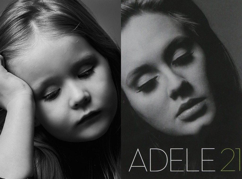 Mom and Daughter Recreate Album Cover