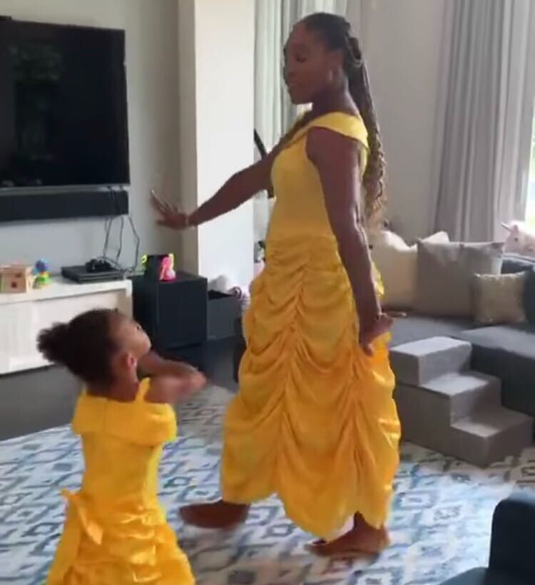 Watch Serena Williams And Her 2 Year Old Daughters Adorable Beauty And 