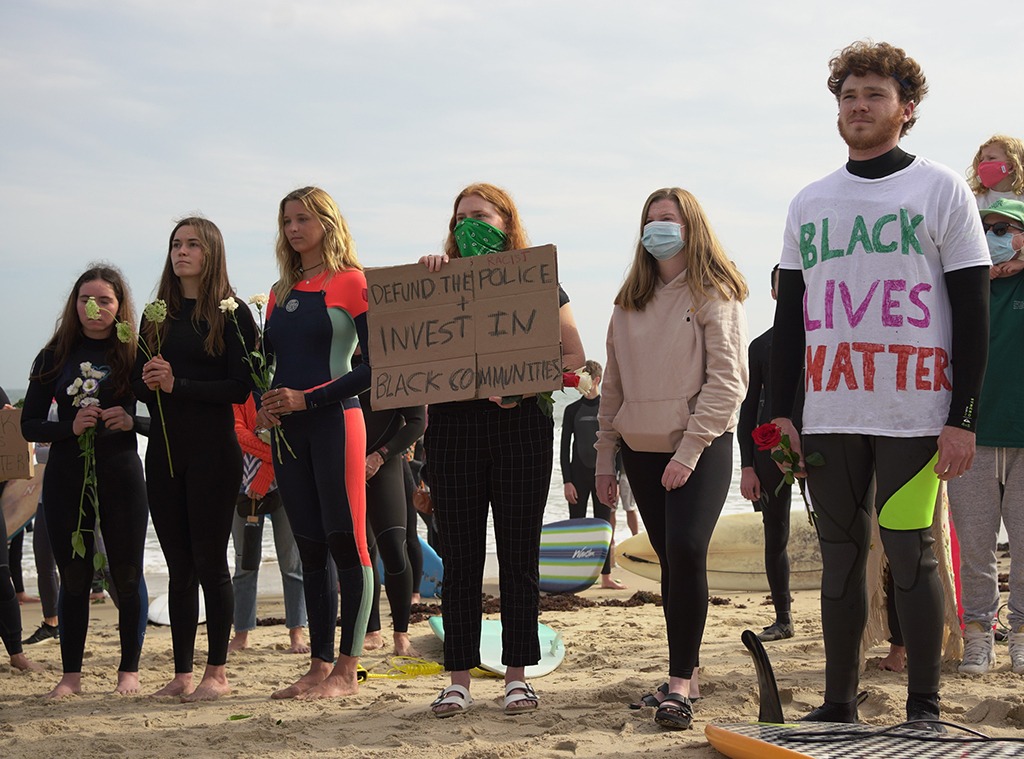 Montauk Paddle Out, Black Lives Matter Protest, BLM