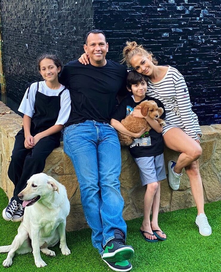 Alex Rodriguez, Jennifer Lopez, Celeb Kids