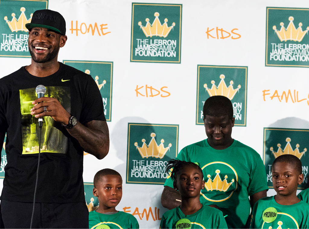 LeBron James Sets the Pace for Charitable Giving and Activism by