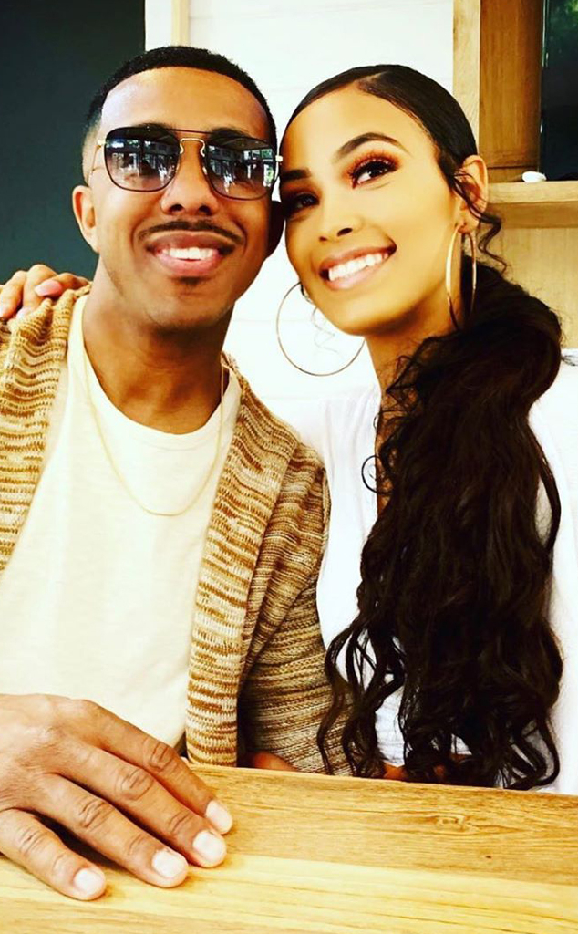 634px x 1024px - Marques Houston Defends His Engagement to 19-Year-Old FiancÃ©e Miya - E!  Online