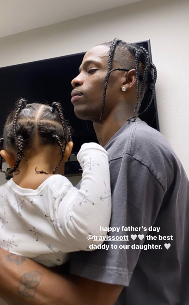 Travis Scott, Stormi Webster, Instagram