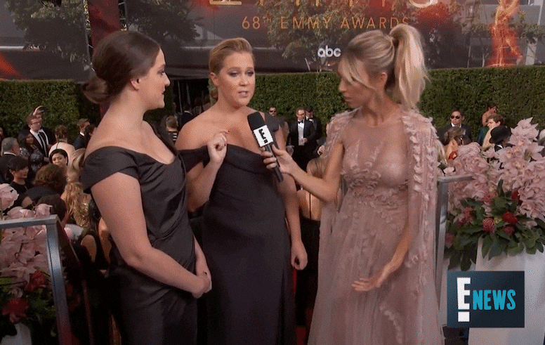 Amy Schumer O.B. tampon, Most Outrageous Moments to Happen on E!s Red Carpet