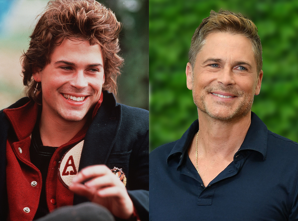 Rob Lowe, St. Elmo's Fire, Then/Now