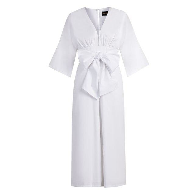 ny&co white jumpsuit