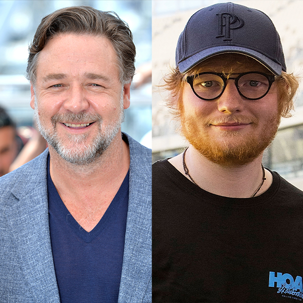 Russell Crowe & Ed Sheeran Once Took Shots Out of Johnny Cash's Grammy