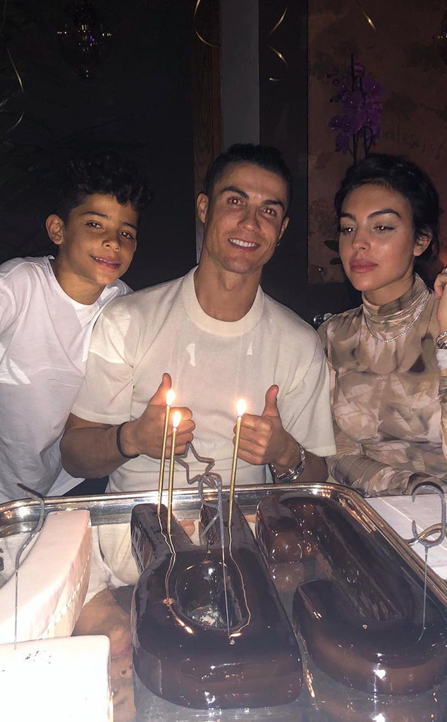 Cristiano Ronaldo and Georgina Rodriguez cosy up in a sweet snap right  after his 38th birthday