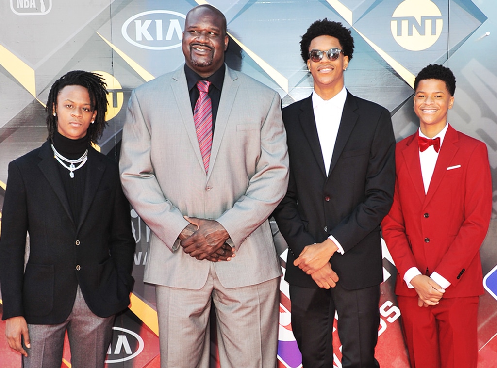 Shaquille O'Neal, Myles O'Neal, Shareef O'Neal, Shaqir O'Neal