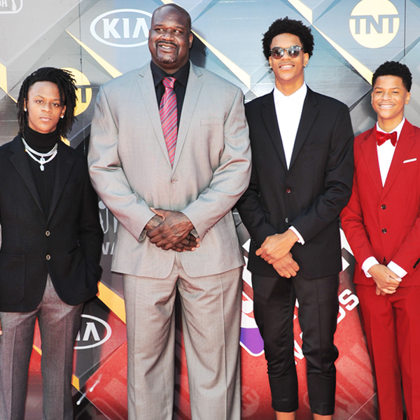 Shaquille O'Neal, Myles O'Neal, Shareef O'Neal, Shaqir O'Neal