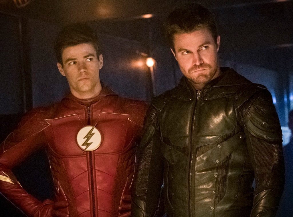 Grant Gustin, Stephen Amell 