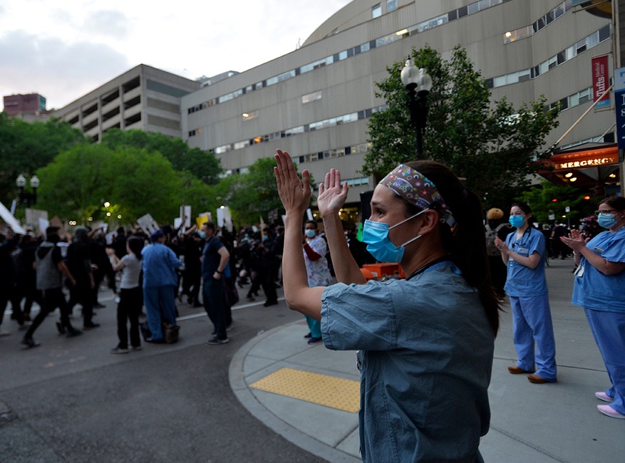 Inspiring Moments from BLM Protests