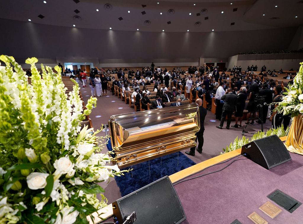 Mourners, George Floyd Funeral Service