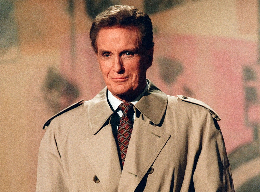 Robert Stack, Host of Unsolved Mysteries, 1996
