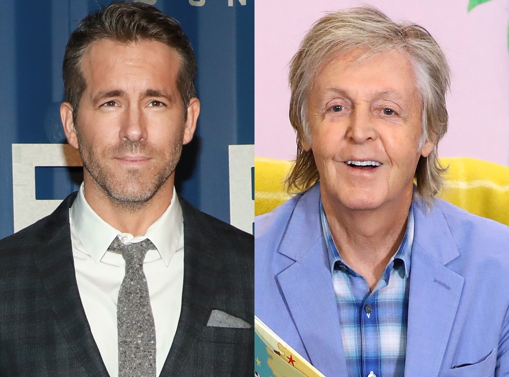 Ryan Reynolds, Paul McCartney 