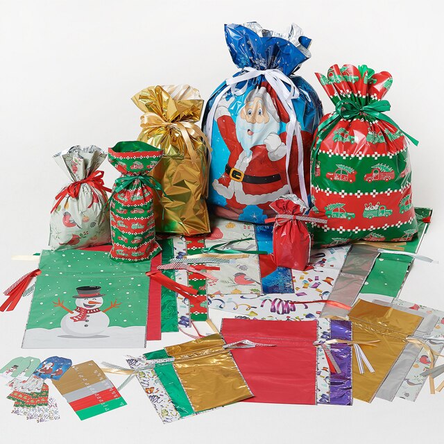 Qvc christmas discount gift wrapping bags