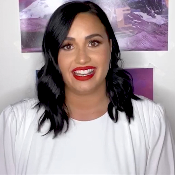 Katy Perry Lesbian Porn Demi Lovato - Demi Lovato Reveals the Exact Moment She Knew She Was Queer - E! Online