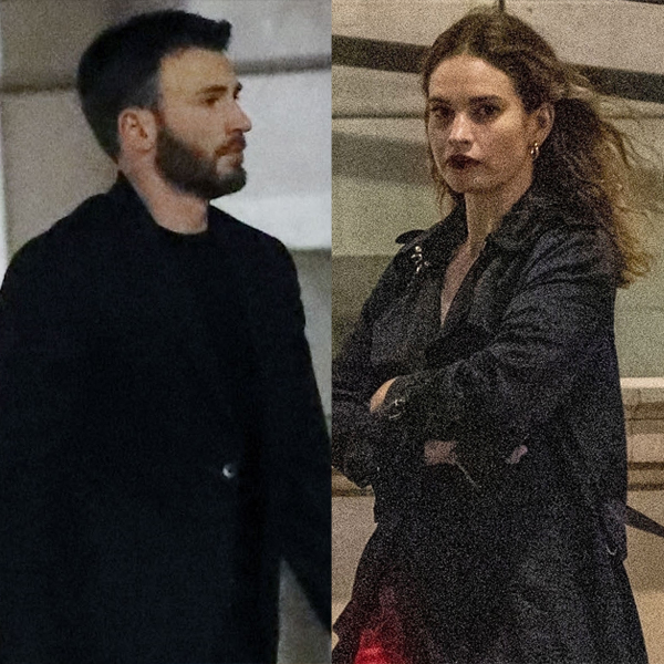 Chris Evans Girlfriend Lily / Chris Evans Spotted On Ice ...