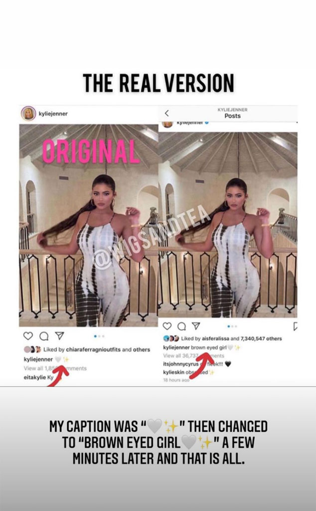 Kylie Jenner Calls Out Fake Caption On Instagram I Never Said This E Online