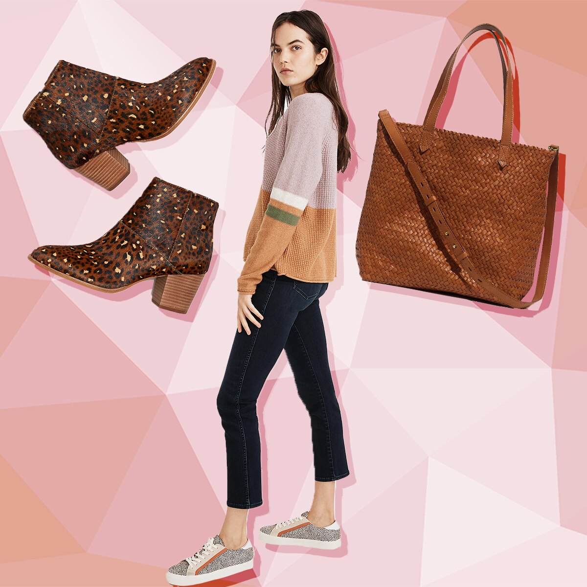 madewell x kule silk leopard bandana