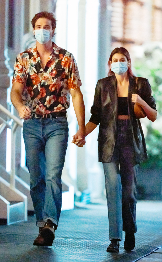 Kaia Gerber and Jacob Elordi Seen Holding Hands in New York City