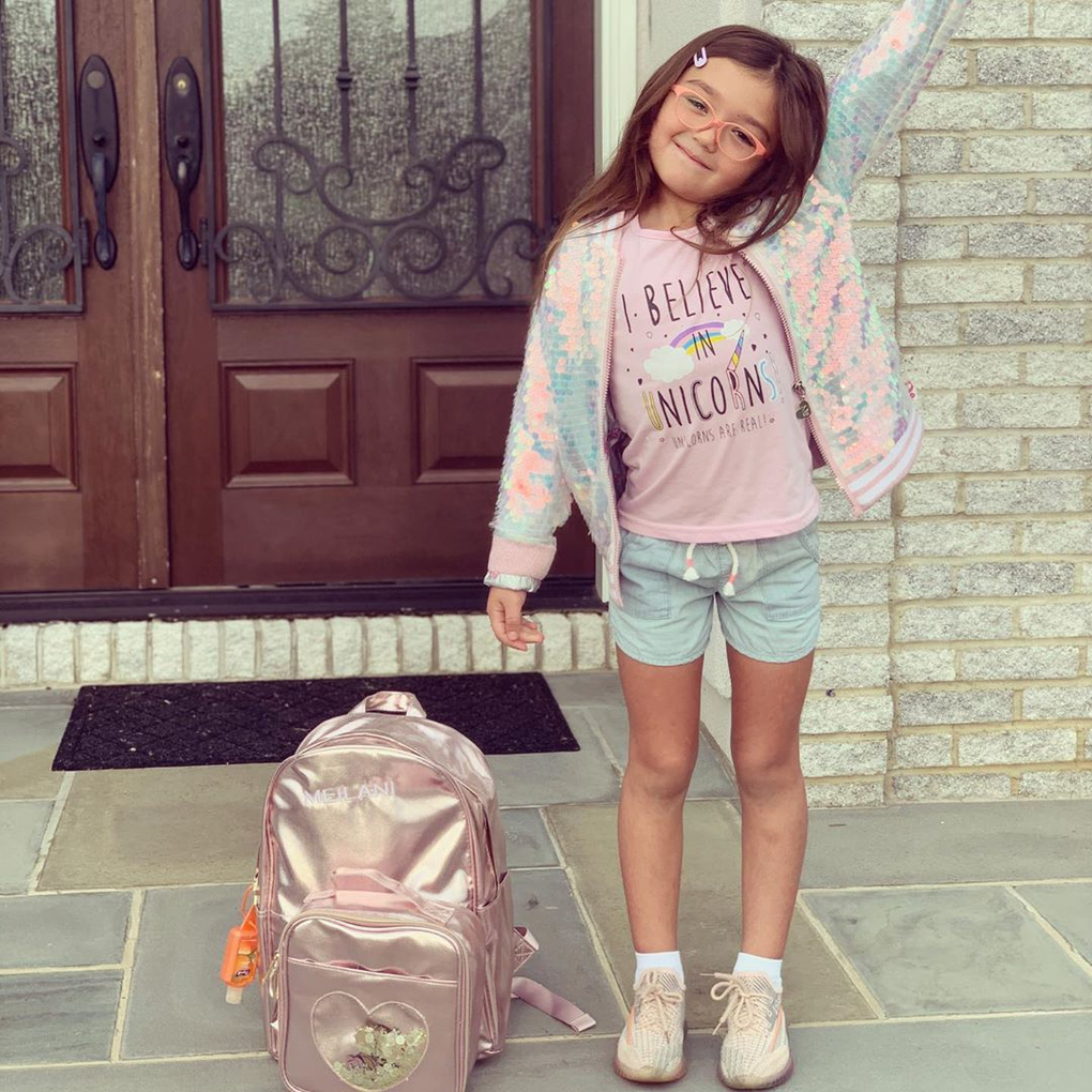 Stormi Webster Carries Hermes Backpack on 1st Day of Homeschool