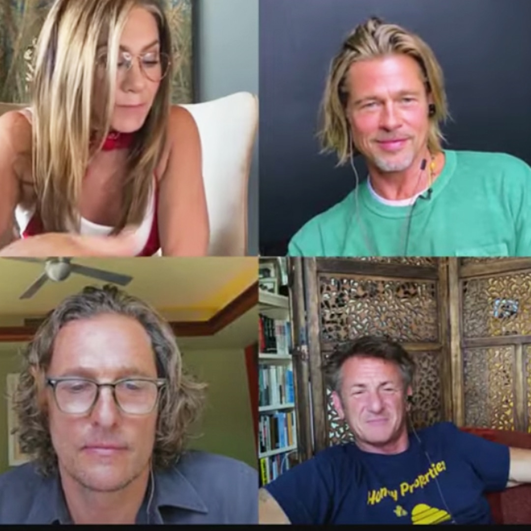 Brad Pitt, Jennifer Aniston Virtually Reunite for ...