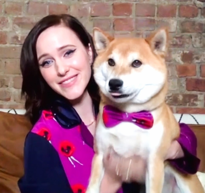 Rachel Brosnahan, Winston, Dog, Emmys 2020, Emmy Awards, E! Live from the Red Carpet, Candids